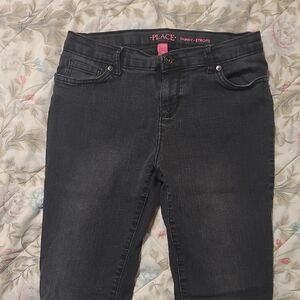 The Children's Place Girls Black Wash Skinny Jeans